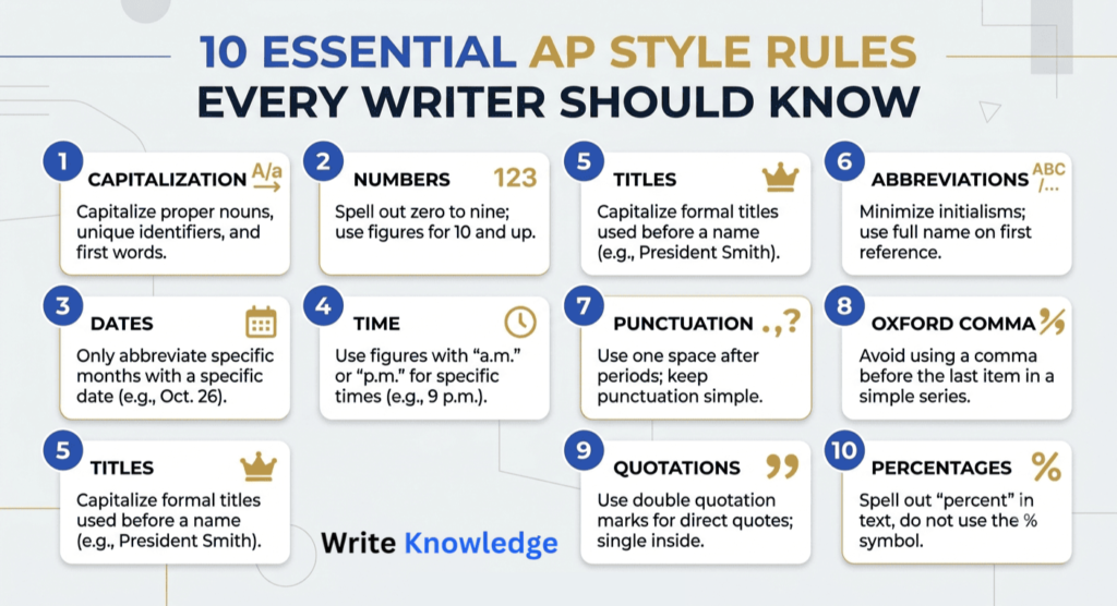 Essential AP Style Rules Every Writer Should Know