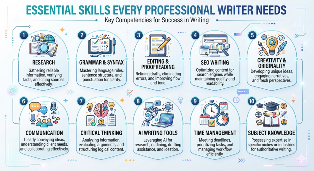 Essential Skills Every Professional Writer Needs