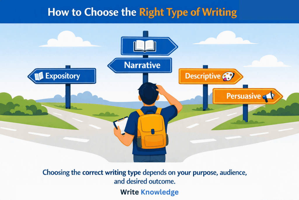 How to Choose the Right Type of Writing