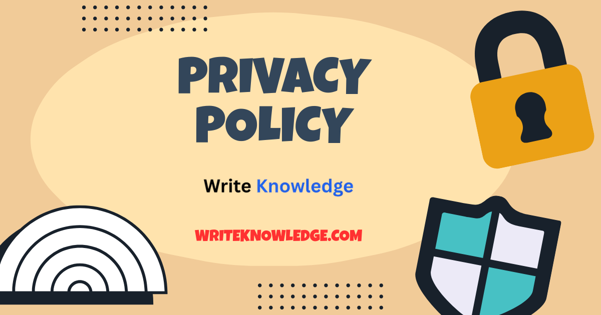 privacy policy Write Knowledge