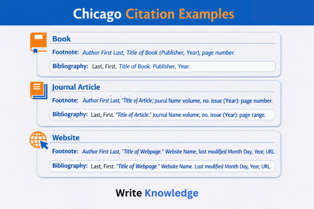 Chicago Manual of Style Citation Examples