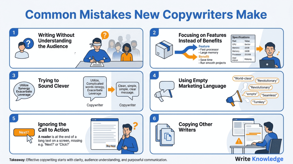 Common Mistakes New Copywriters Make
