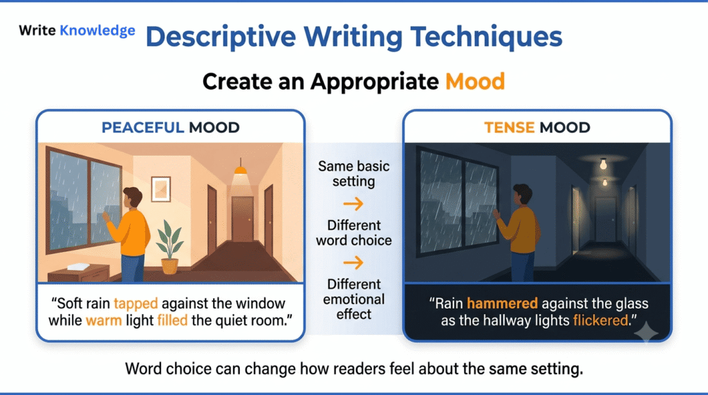 Descriptive Writing Techniques Create an Appropriate Mood