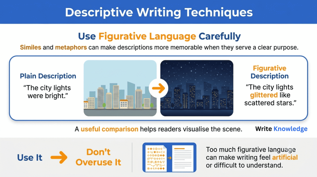 Descriptive Writing Techniques: Use Figurative Language Carefully