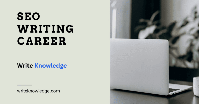 SEO Writing Career