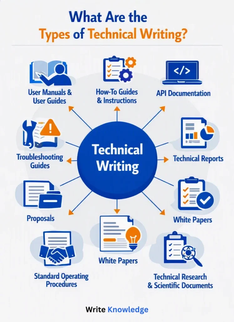 What are the Types of Technical Writing?