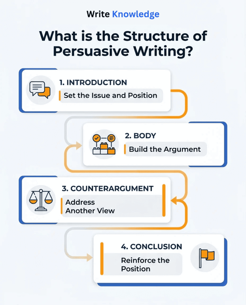 What is the Structure of Persuasive Writing