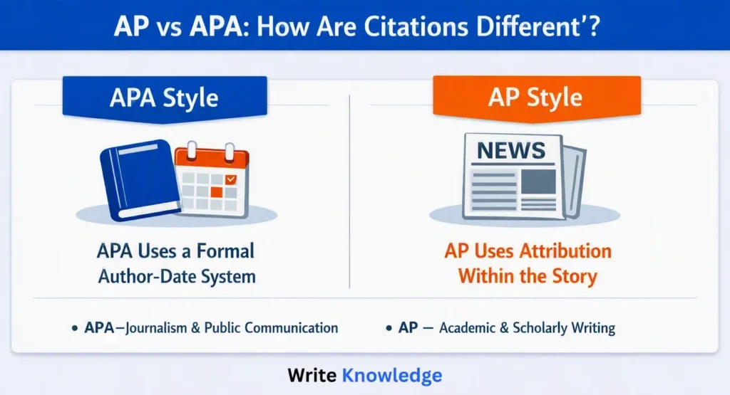 AP vs APA How Are Citations Different?