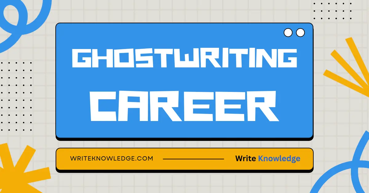 Ghostwriting Career