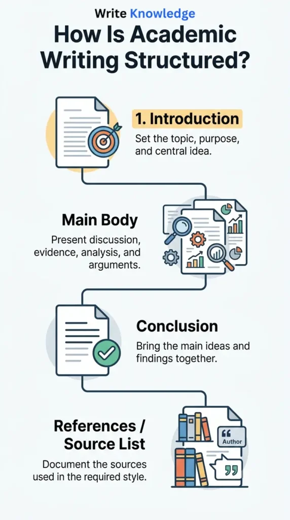 How is Academic Writing Structured?