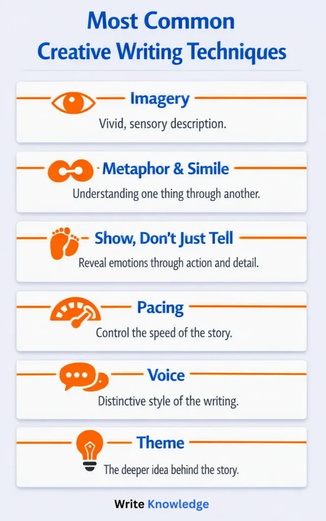 Most Common Creative Writing Techniques