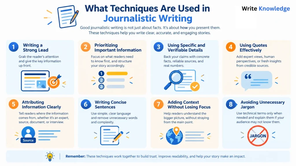 What Techniques Are Used in Journalistic Writing