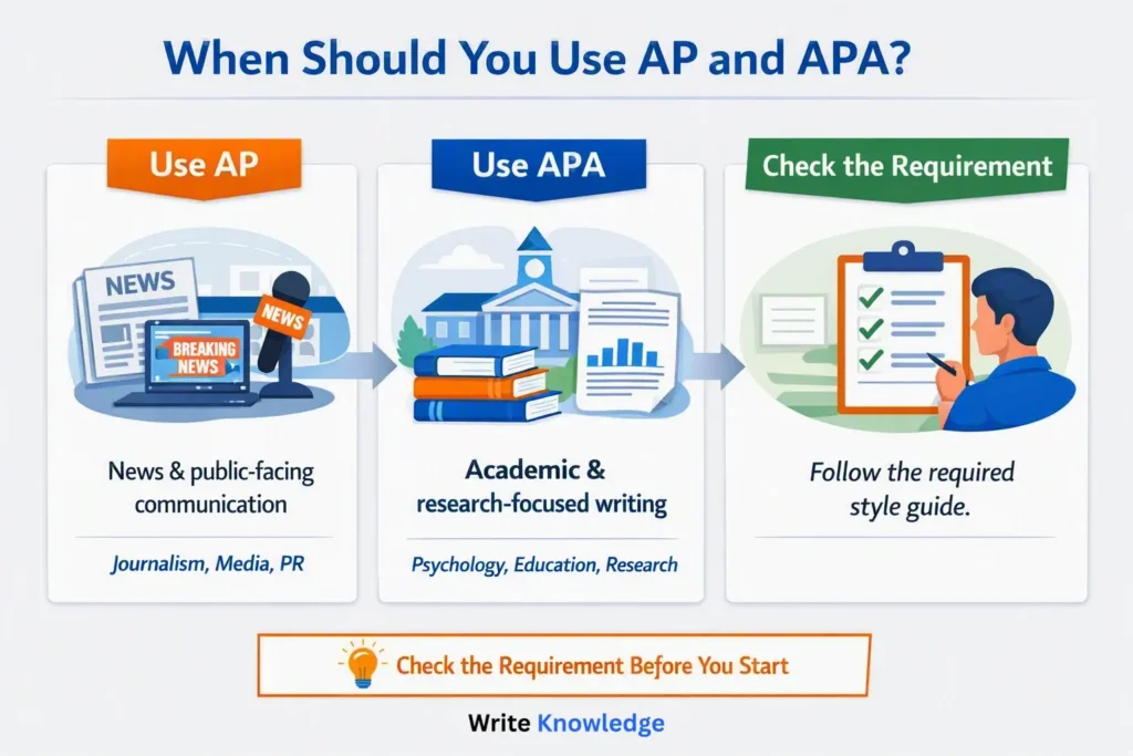 When Should You Use AP and APA?